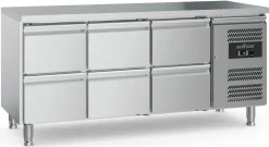ecoFrost 700 Kühltisch 6 Schubladen, 1795x700x850mm