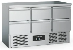 ecoFrost Kühltisch 6 Schubladen, 1365x700x876mm