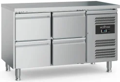 ecoFrost 700 Kühltisch 4 Schubladen, 1360x700x850mm