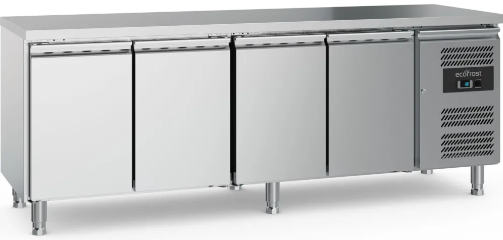 ecoFrost 700 Kühltisch 4 Türen, 2230x700x850mm