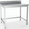 Edelstahl Arbeitstisch ,1400x600mm mit Aufkantung, ohne Grundboden