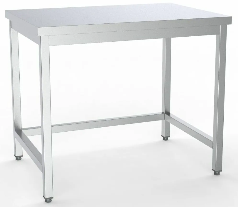 Edelstahl Arbeitstisch 1200x600mm ohne Grundboden