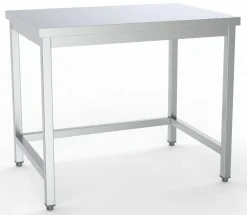 Edelstahl Arbeitstisch 2000x600mm ohne Grundboden