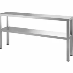 Edelstahl Aufsatzbord 2-Stufig 1400x300x650mm