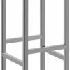 Edelstahl Barhocker Elia, Edelstahl-Gestell, Sitz in schwarz
