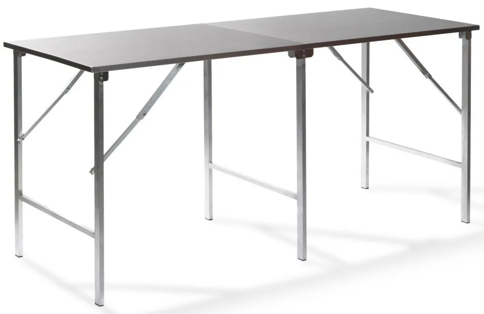 Edelstahl Caterer Arbeitstisch aufklappbar 200x80x90cm