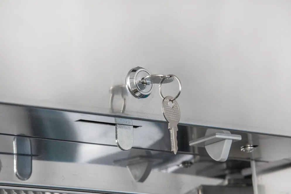 Edelstahl Gewerbekühlschrank KU 356