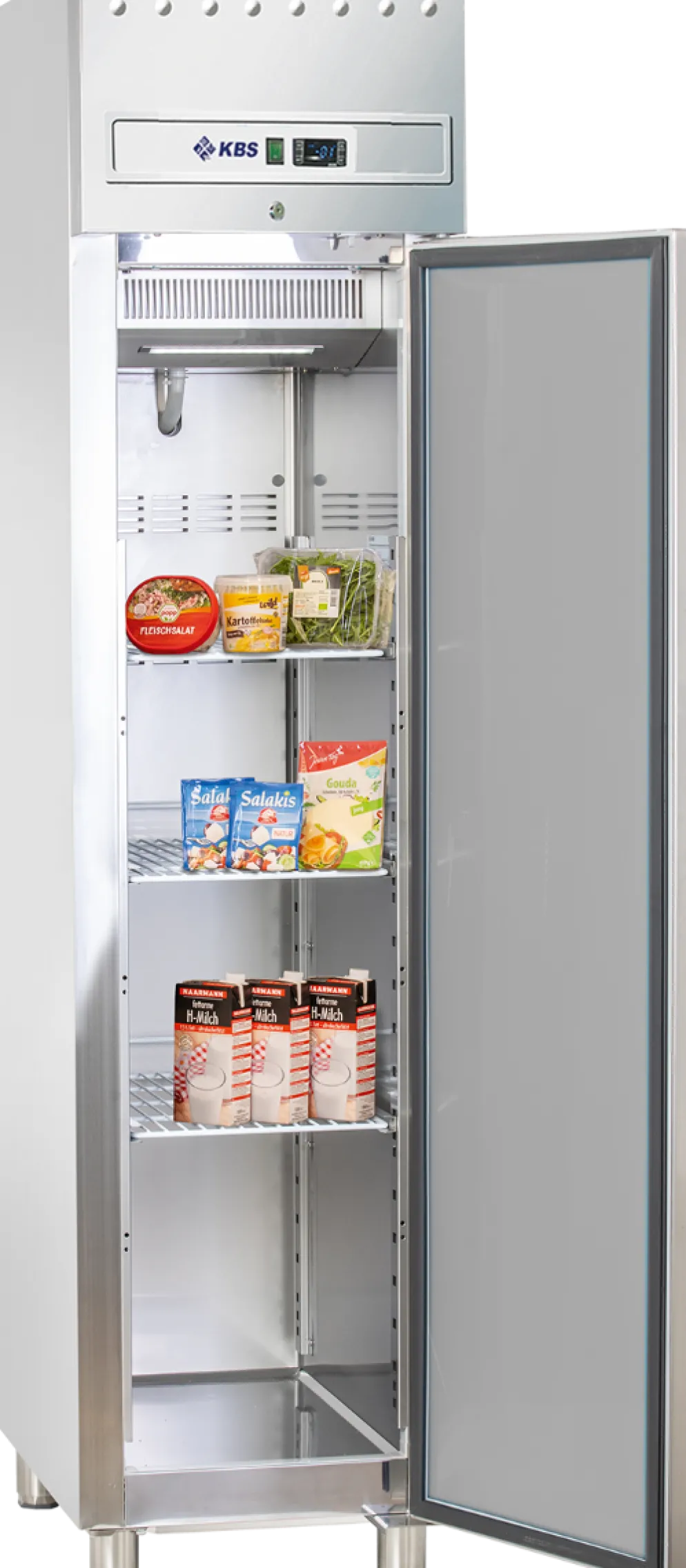 Edelstahl Gewerbekühlschrank KU 356