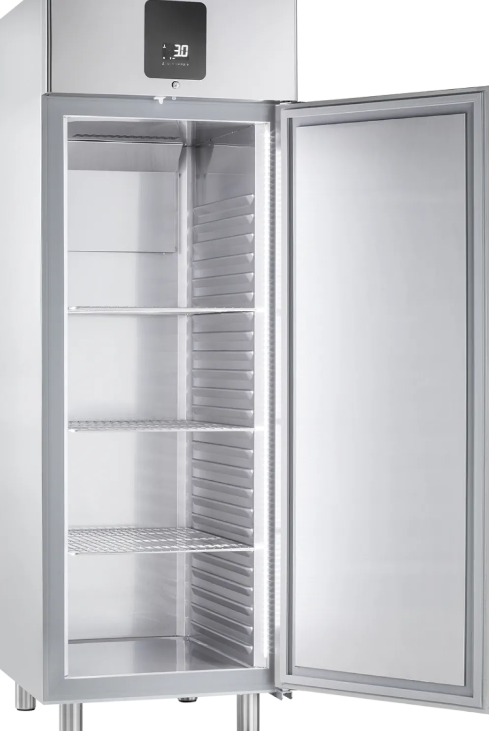 Edelstahl-Gewerbetiefkühlschrank TKU 722 GN 2/1