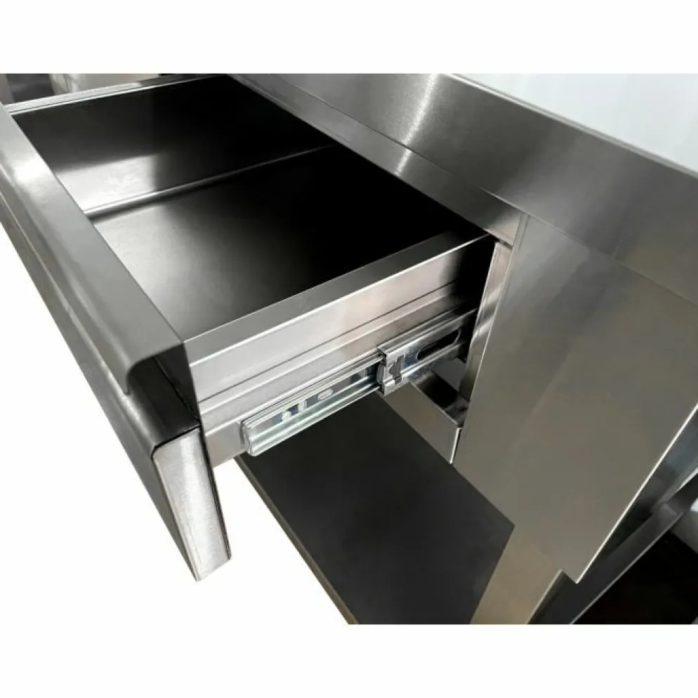 Edelstahl Kaffee Arbeitstisch 1250x600 mm