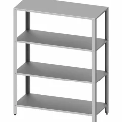 Edelstahl Regal ECO 1000x500x1800mm, Selbstmontage
