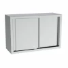Edelstahl Wandhängeschrank mit Schiebetüren, 1000x400x660mm