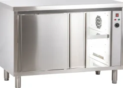Edelstahl Wärmeschrank ohne Aufkantung 1500 x 700 x 850 mm, 2,5 kW