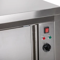 Edelstahl Wärmeschrank ohne Aufkantung 1400 x 700 x 850 mm, 2,5 kW