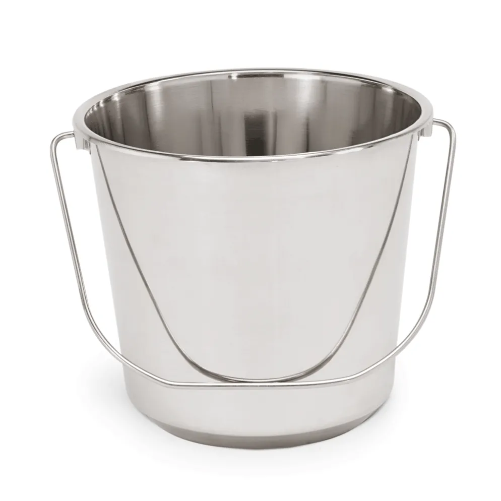 Eimer, Ø 27,5 cm, 10 Liter, Chromnickelstahl