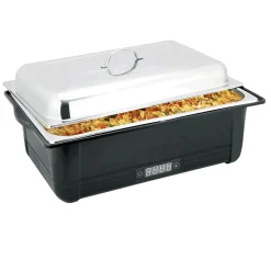 Elektro Chafing Dish GN 1/1, 58 x 35 x 28 cm,Polypropylen/Chromnickelstahl