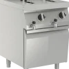 Elektro-Fritteuse 2 Becken je 10 Liter Standgerät 18 kW mit Klappheizung