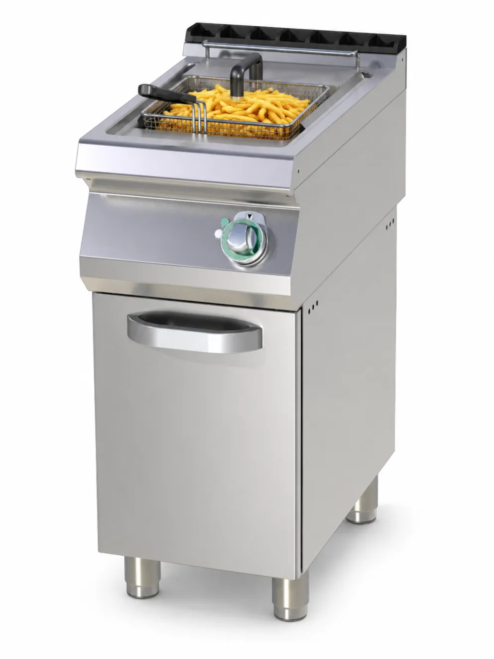 Elektro-Fritteuse FE-740/17E mit Unterschrank 1x 17 Liter, 13,5 kW, 400 V