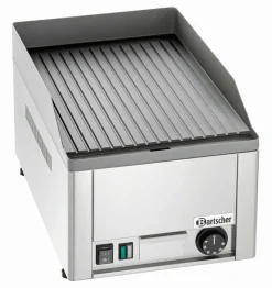 Elektro Griddleplatte GDP 320E, gerillt, 325x580x310 mm