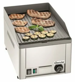 Elektro Griddleplatte GDP 320E, gerillt, 325x580x310 mm