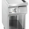 Elektro Griddleplatte mit Stahlplatte glatt, offener Unterbau, B 400 x T 700mm