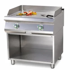 Elektro-Grillplatte FTH-C-780E mit Unterbau glatt & verchromt, 9 kW