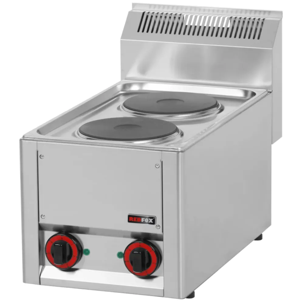 Elektro-Kochherd RED600 2 Platten Ø180mm, 230V 3kW, Breite 330mm