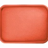 Fast Food Tablett 350x450mm, rot