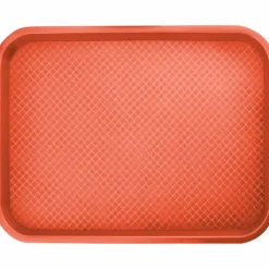 Fast Food Tablett 350x450mm, rot
