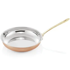 Flambierpfanne STEEL & STYLE AMBER, Ø 30 cm, 1,3 Liter, Kupfer, Messing, Chromnickelstahl