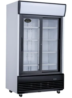 Flaschenkühlschrank 1000 L 1200x730x2036 mm, weiß, Schiebetüren