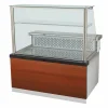 Fleisch-Kühltheke mit Holzfront 1800x880x1310 mm