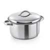 Fleischtopf mit Deckel COOKWARE 19, Ø 24 cm, 6 Liter, Chromnickelstahl