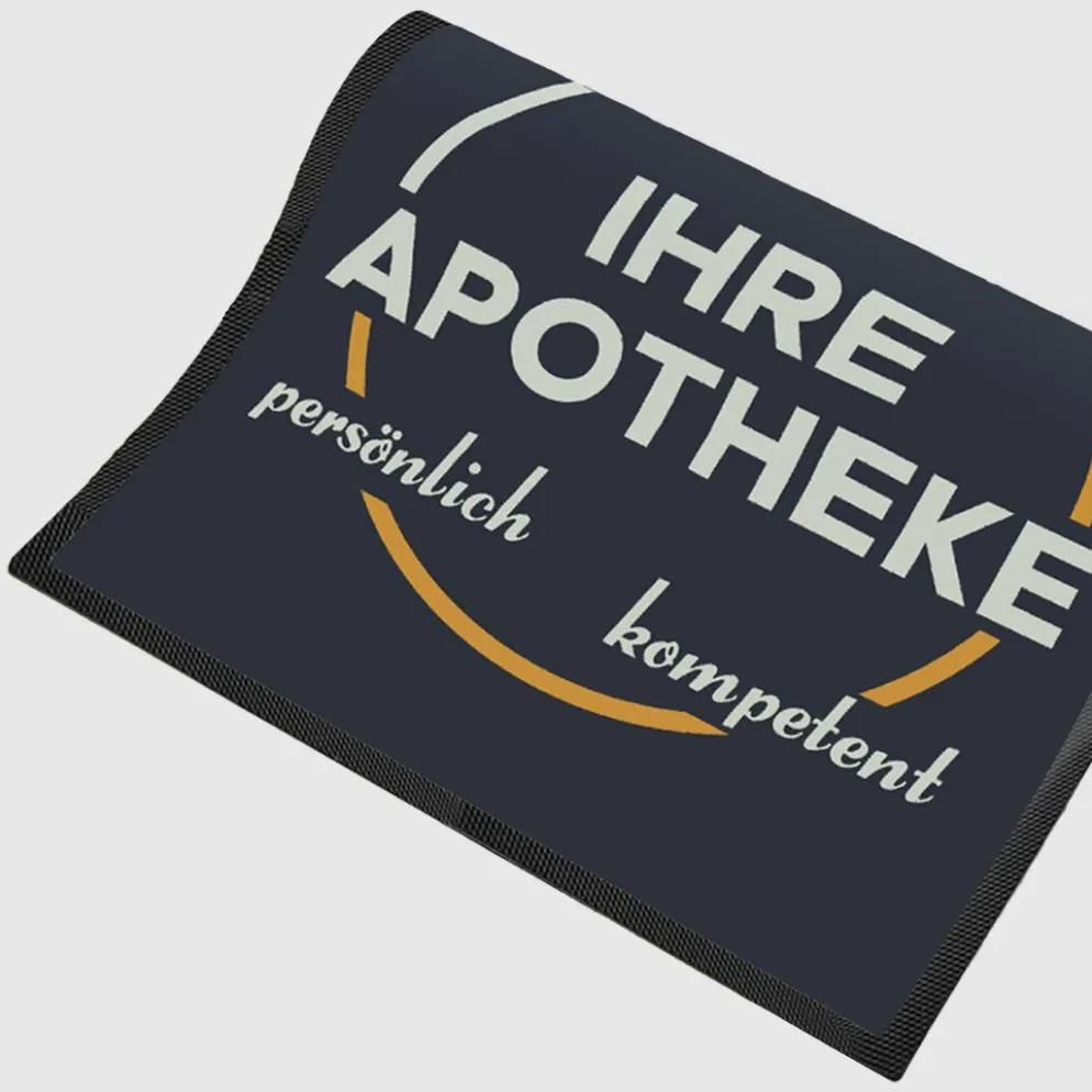 Fussmatte AT10 für Apotheke mit Logo, 80x120cm