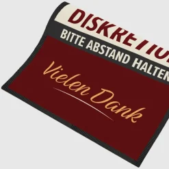 Fussmatte DIS30 für Diskretion mit Logo, 80x120cm