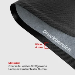 Fussmatte DIS20 für Diskretion mit Logo, 80x120cm