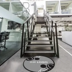 Fussmatte FML350 mit Logo, rund Ø 100cm