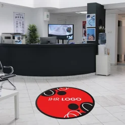 Fussmatte FML150 mit Logo, rund Ø 100cm