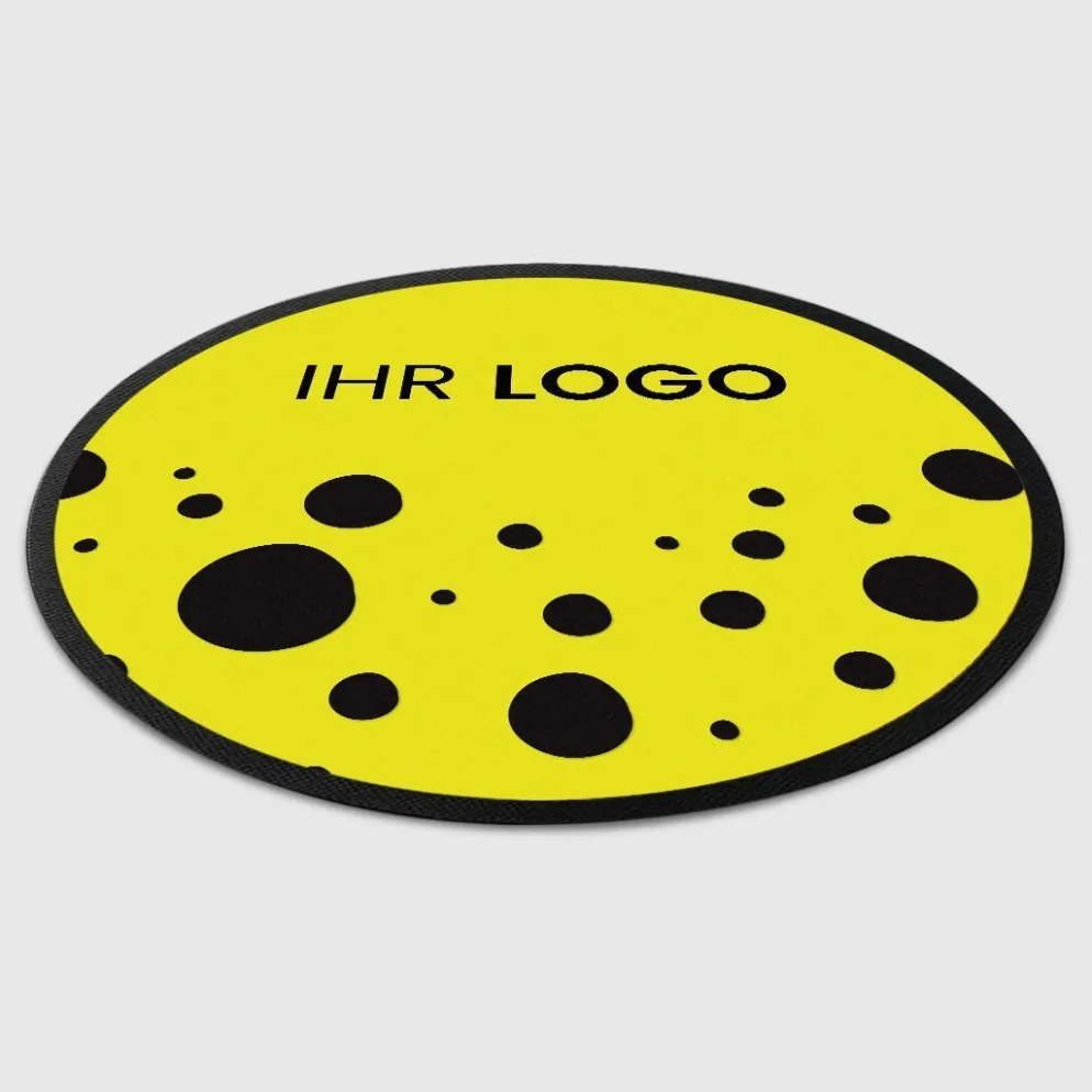 Fussmatte FML100 mit Logo, rund Ø 100cm