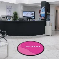 Fussmatte FML450 mit Logo, rund Ø 100cm