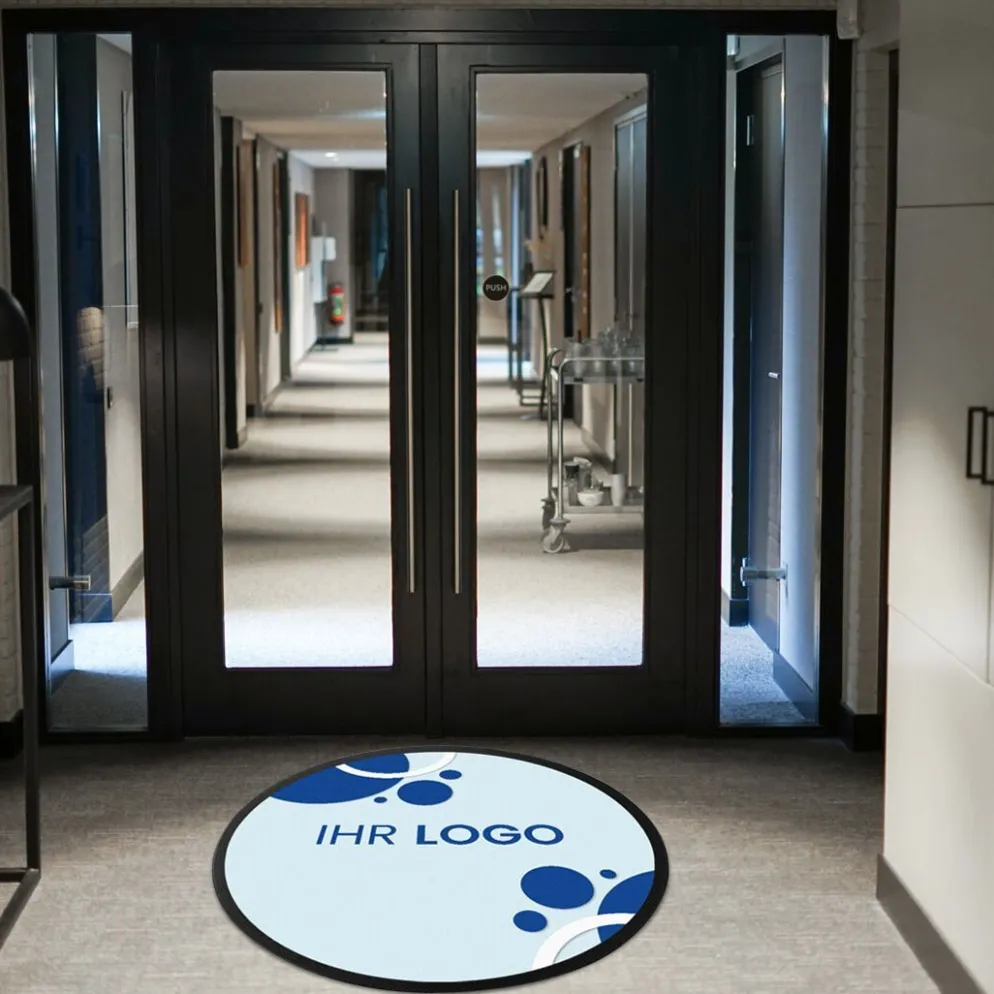 Fussmatte FML250 mit Logo, rund Ø 100cm