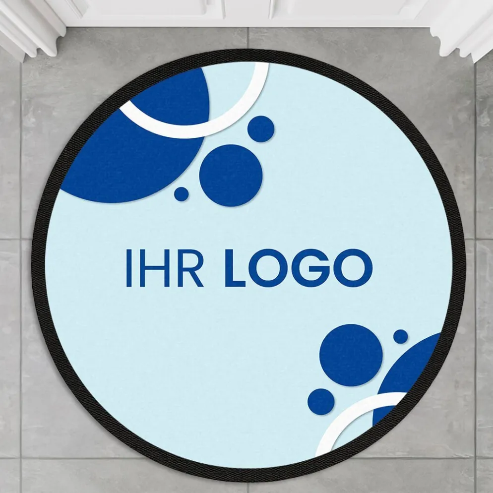 Fussmatte FML250 mit Logo, rund Ø 100cm