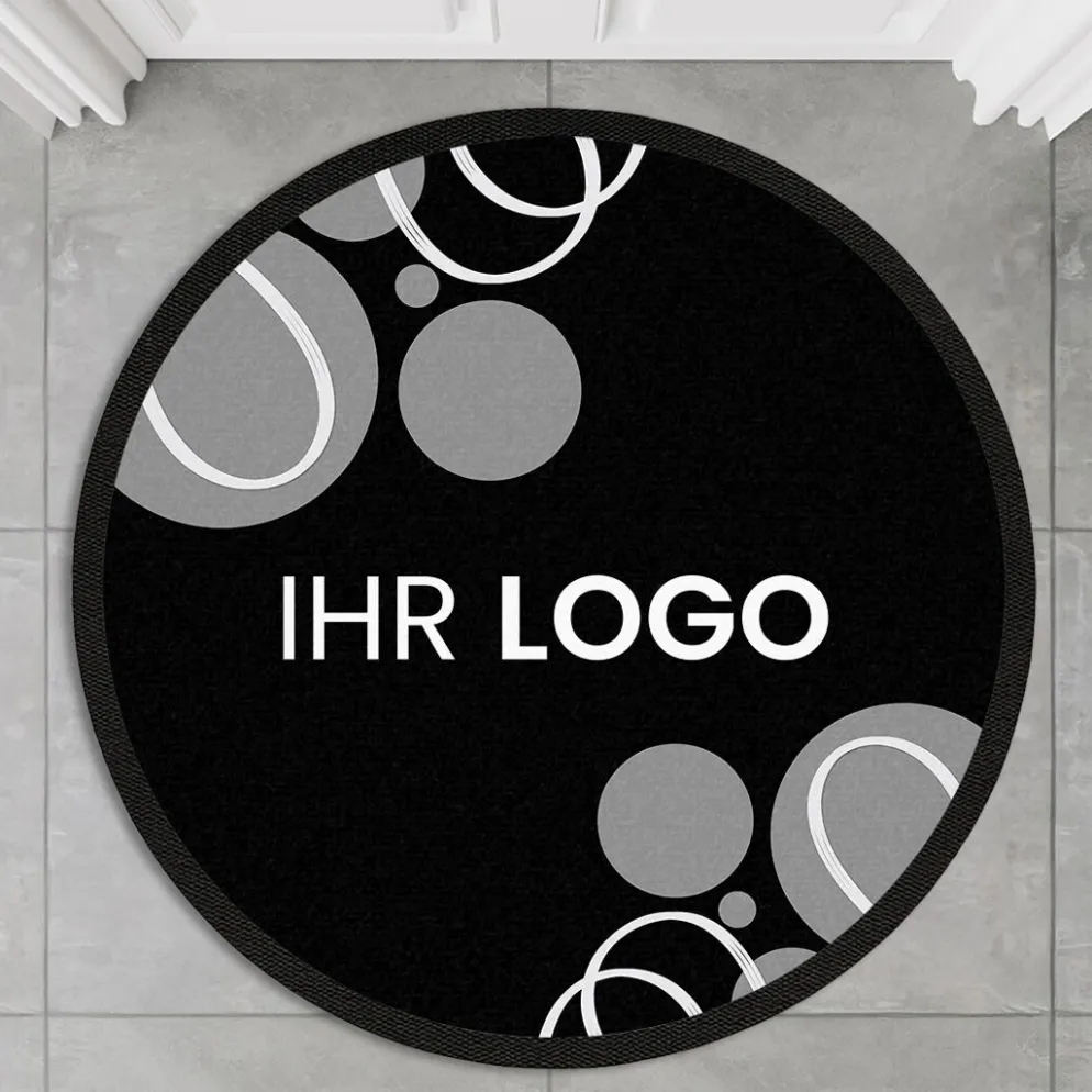 Fussmatte FML200 mit Logo, rund Ø 100cm