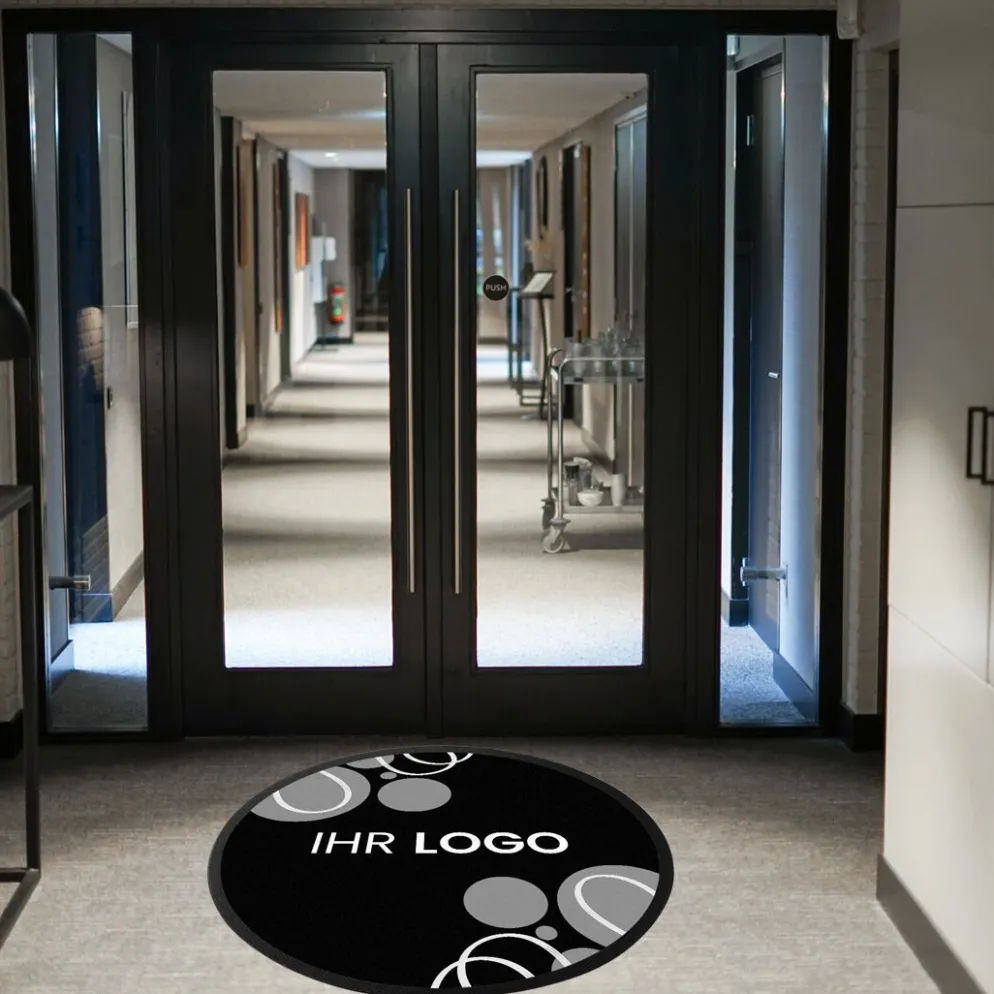 Fussmatte FML200 mit Logo, rund Ø 100cm