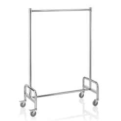 Garderobenwagen, 120 x 53 x 170 cm, Chromnickelstahl