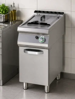 Gas-Fritteuse FE-740/17G mit Unterschrank 17 Liter, 14 kW