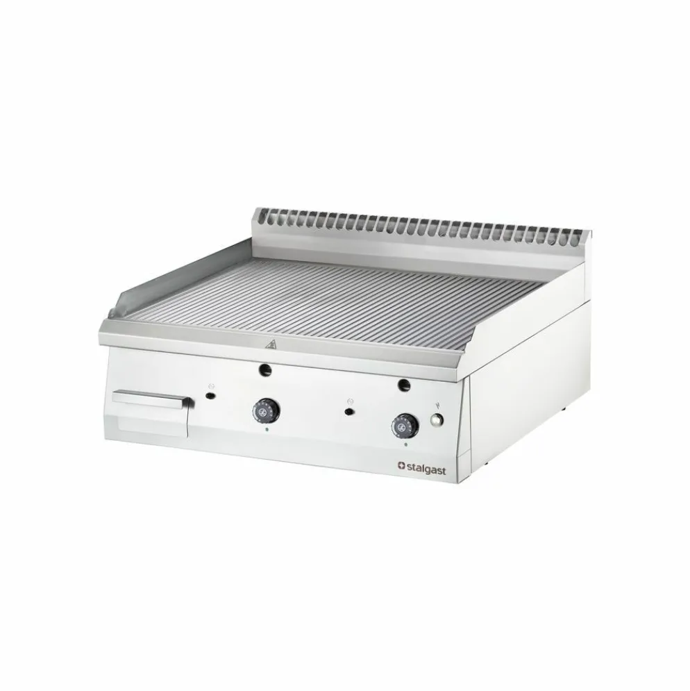 Gas-Griddleplatte gerillte Grillfläche, 800x700mm