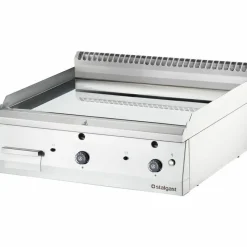 Gas-Griddleplatte, verchromt 700ND, glatte Grillfläche, 800x700x250 mm