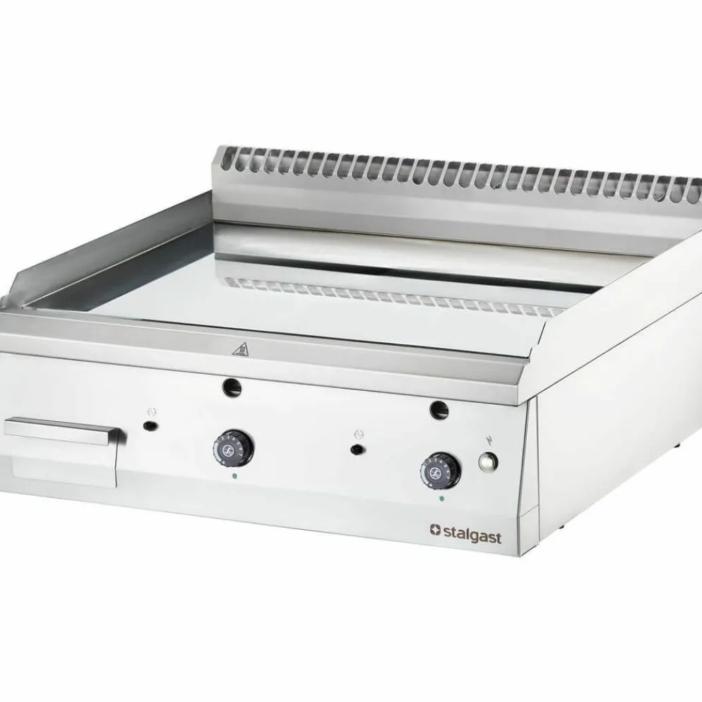 Gas-Griddleplatte, verchromt 700ND, glatte Grillfläche, 800x700x250 mm