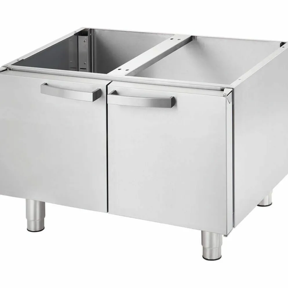 Gas-Griddleplatte, verchromt 700ND, glatte Grillfläche, 800x700x250 mm